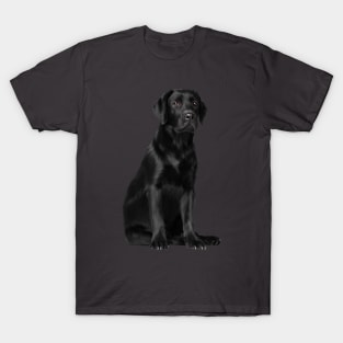 Black Labrador Retriever Puppy Dog, Lab Dog Lover T-Shirt